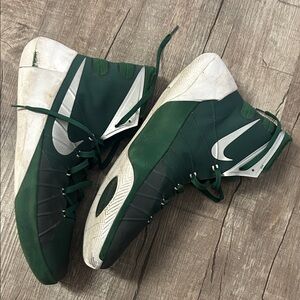 Nike Green and White Athletic Shoes